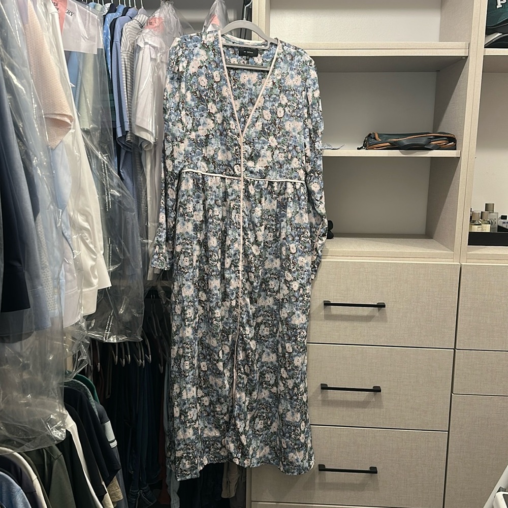En saison floral empire waist dress